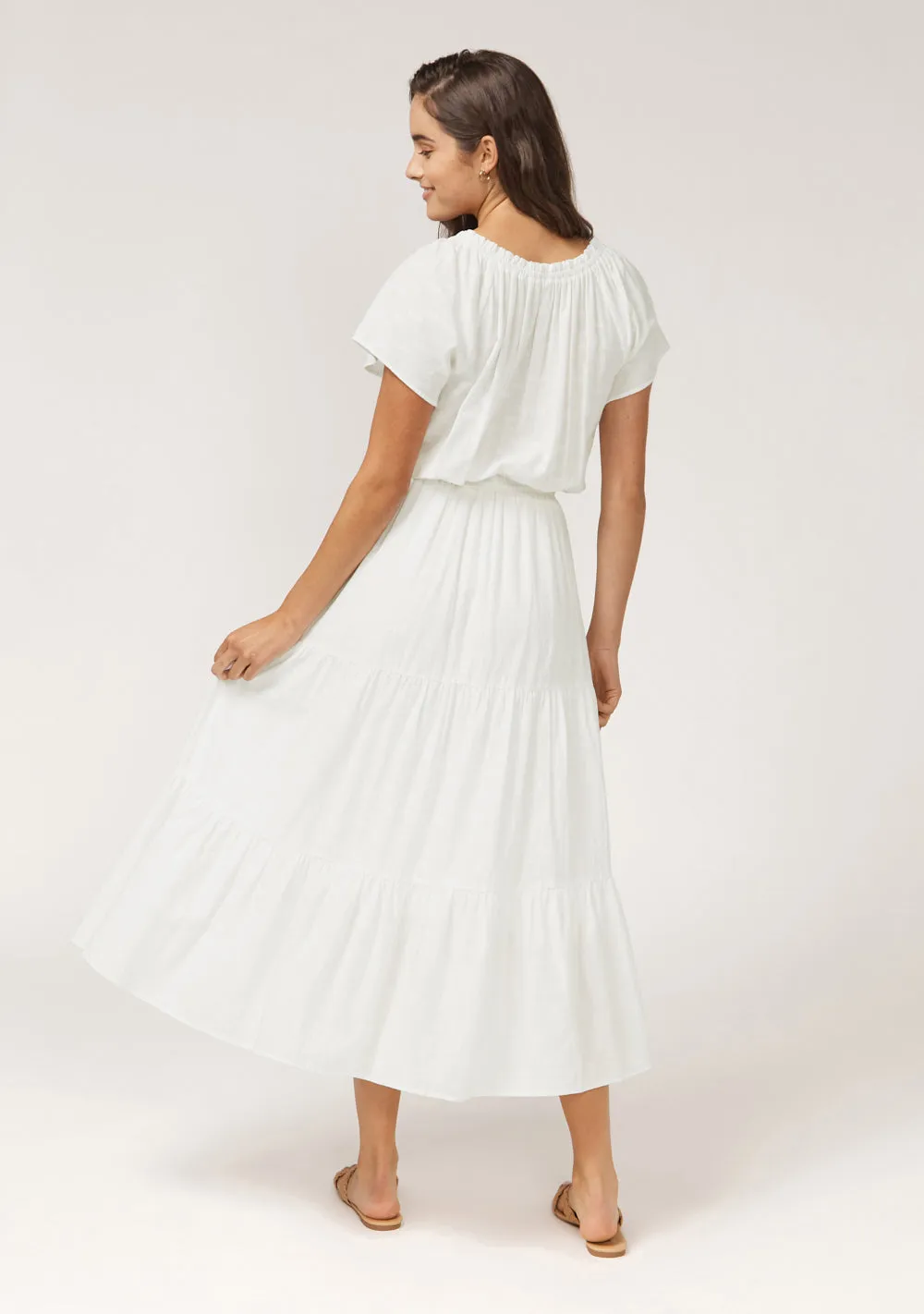 Aida Maxi Dress - White