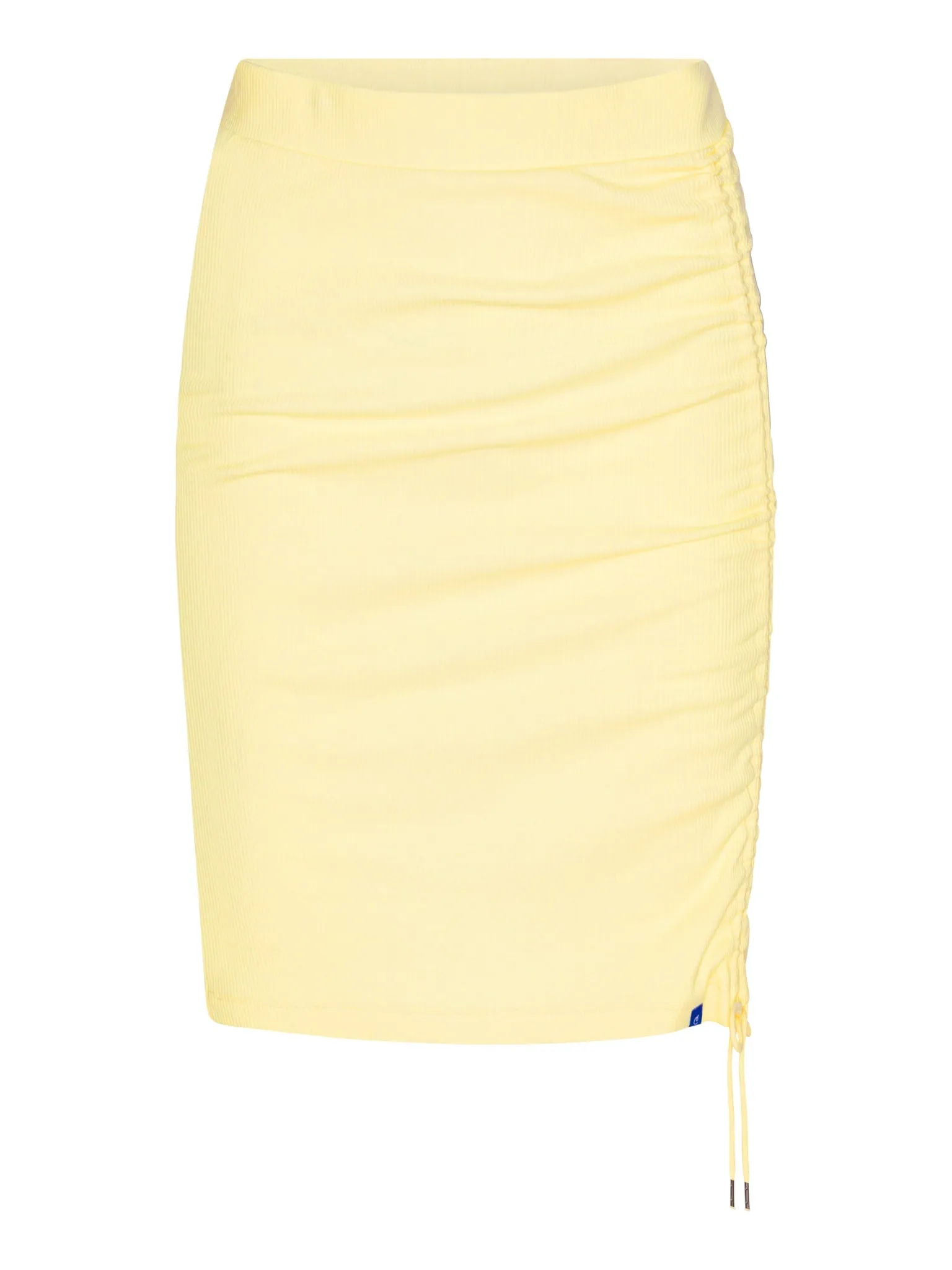 Crest Ribbed Adjustable Skirt Mellow Yellow