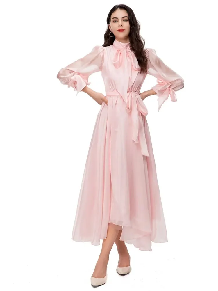 Flare Sleeve Women's Midi Dress
