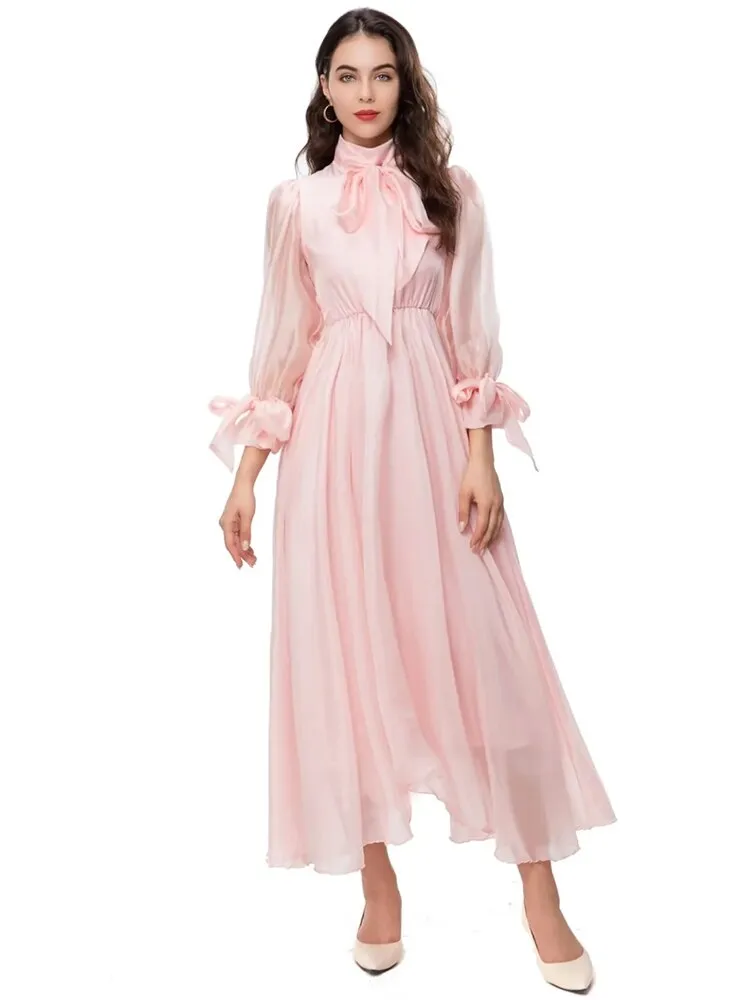 Flare Sleeve Women's Midi Dress
