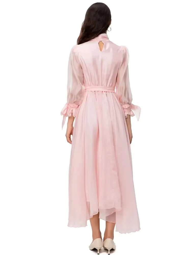 Flare Sleeve Women's Midi Dress