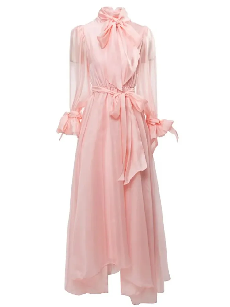 Flare Sleeve Women's Midi Dress