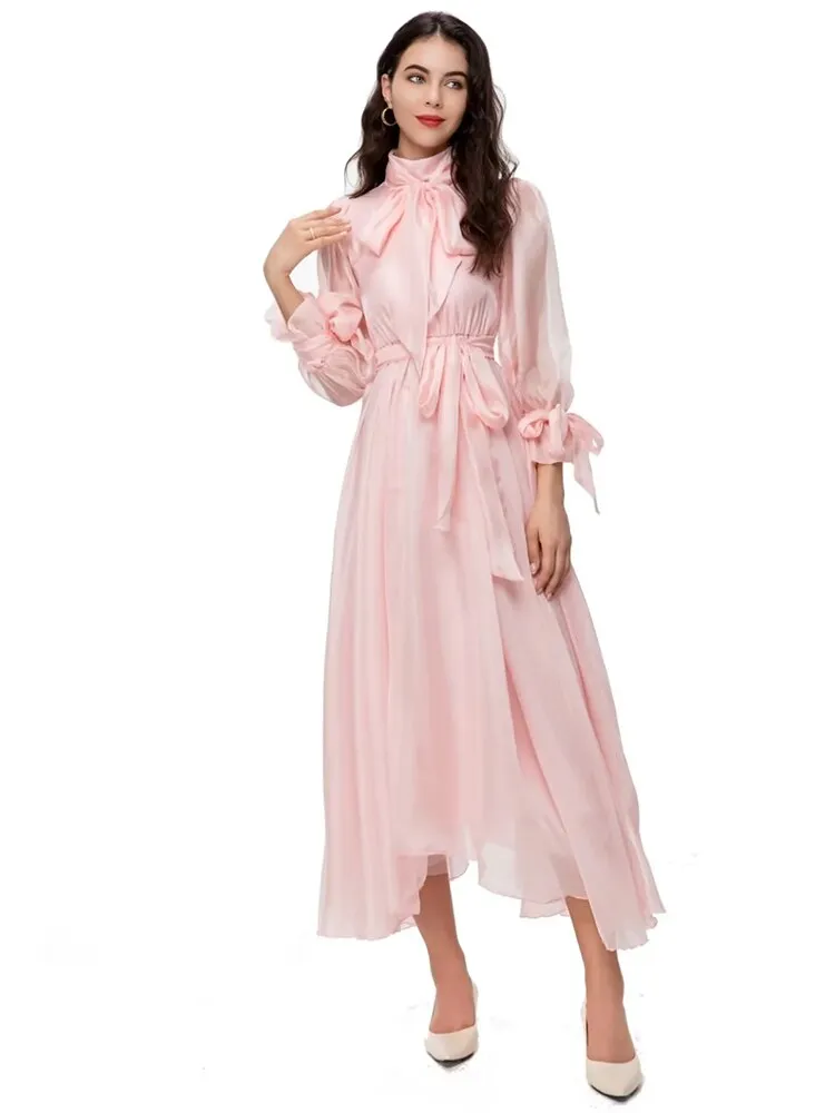 Flare Sleeve Women's Midi Dress