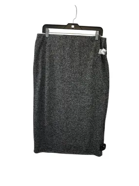 Skirt Maxi By Old Navy In Black & Grey, Size: L