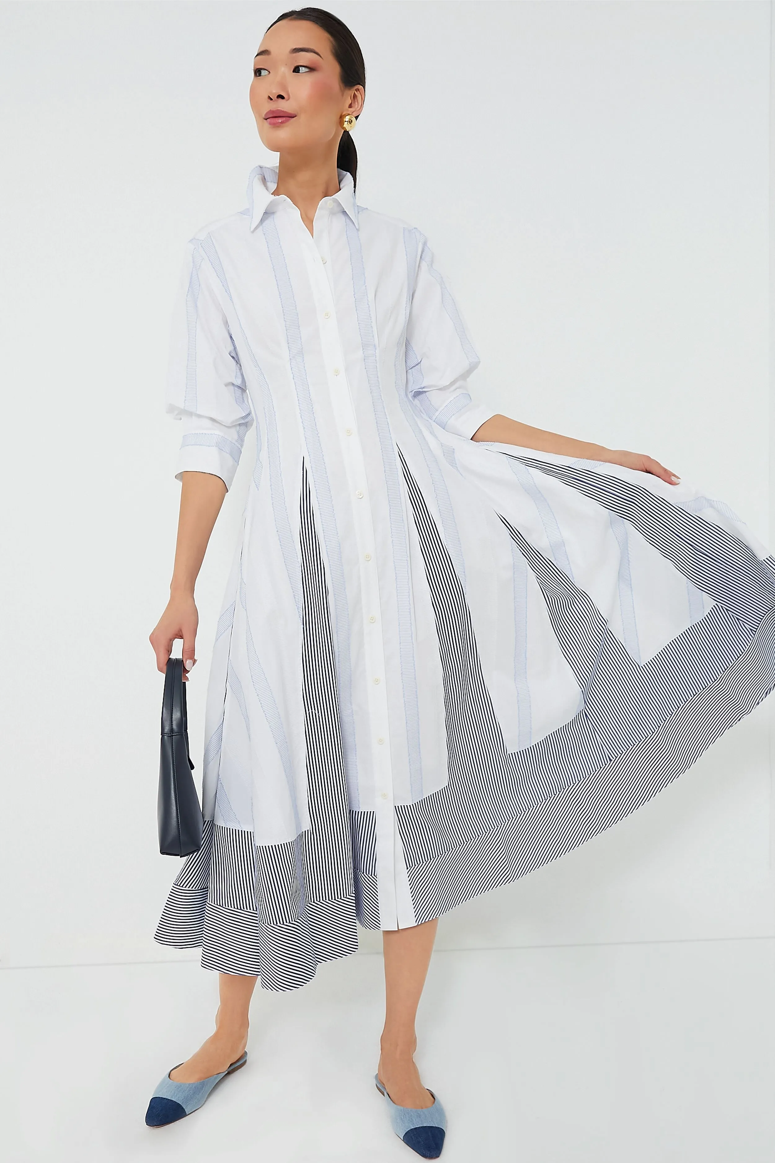 Stripe Multi Jazz Patchwork Dress