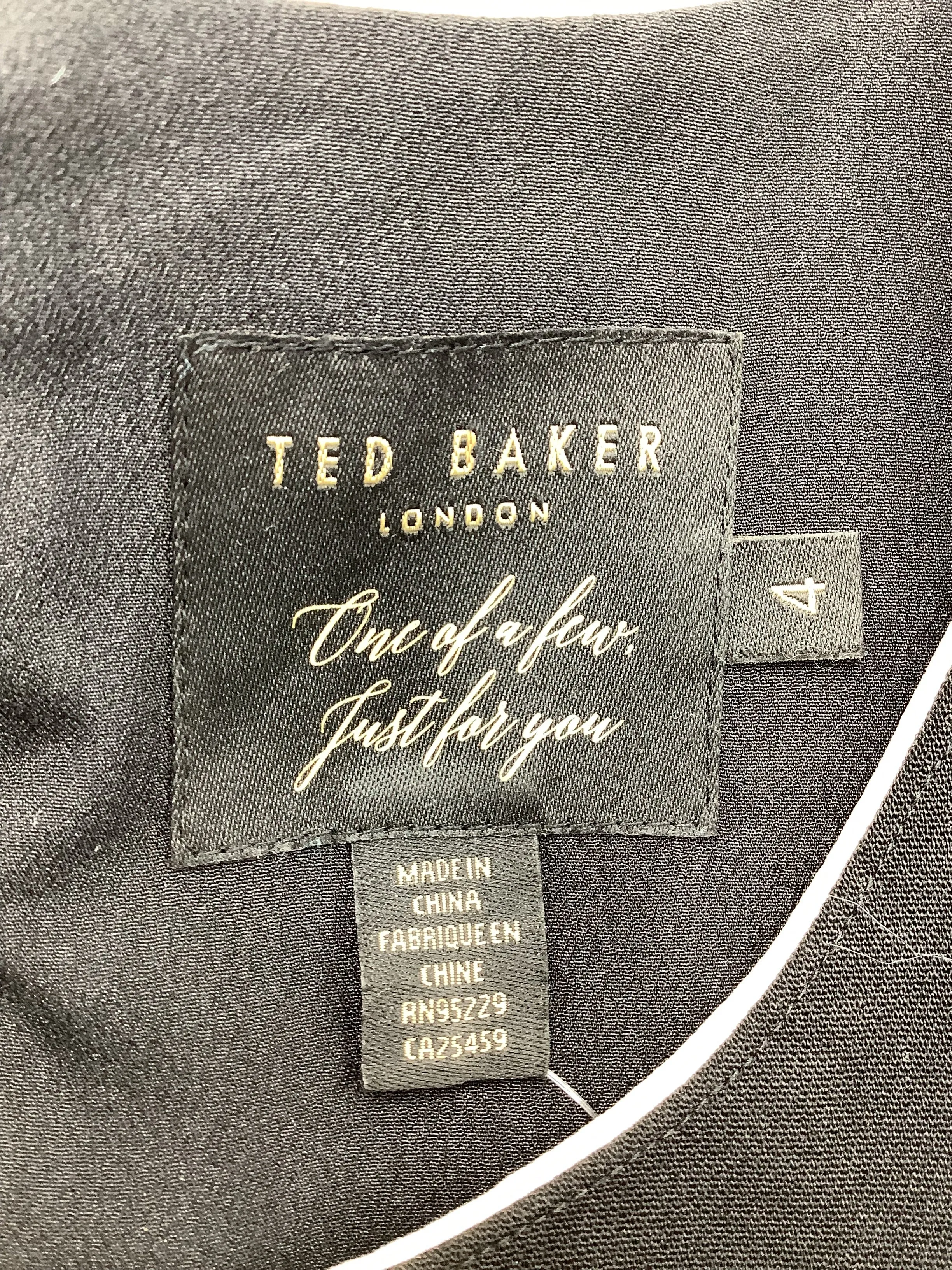 Ted Baker Crew Neck Midi Dress Size: S, 4